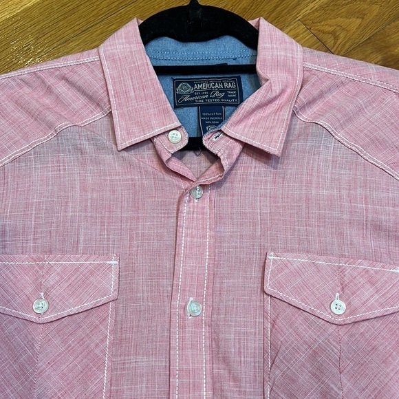 Men’s American Rag Button Down Shirt Medium - Picture 4 of 9